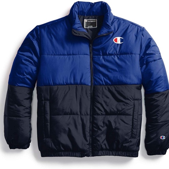 HP๐Menโs Champion Puffer Jacket sz large - Picture 4 of 5